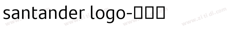 santander logo字体转换